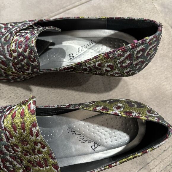 Bellini Brim Women's Pump Size 7.5W Heel Textile Upper PU Lining Unique Print - Picture 7 of 13